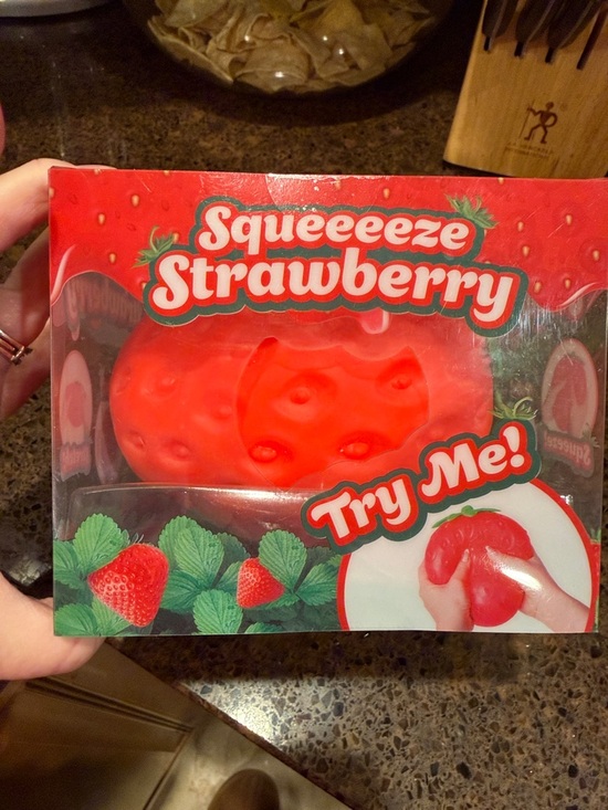 Squeeze Other - Squeeze Strawberry Red Stress Toy by Squeeze